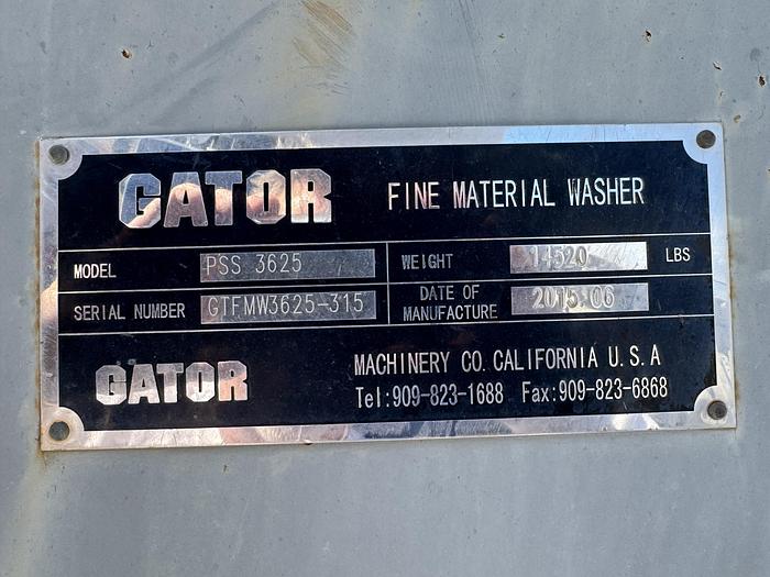 Used 2015 Gator PSS 3525