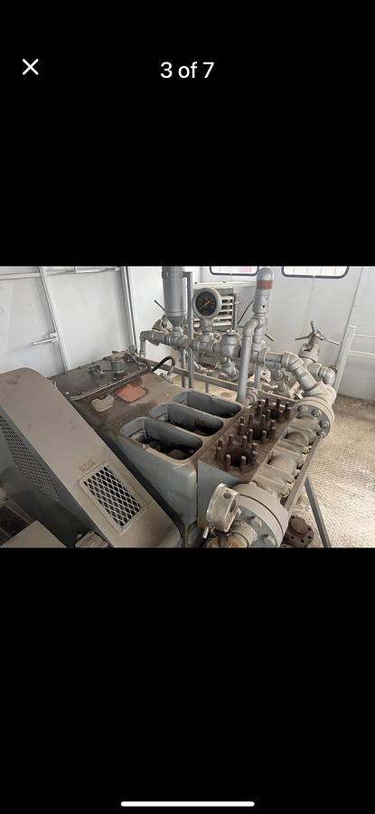 Used Gardner Denver Triplex 4' x5" Triplex Well Servicing pump 10,000 PSI