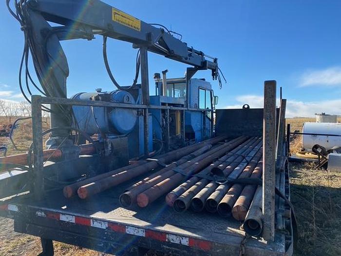 Used 2008 Hiab Crane Pipe Arm Handler on Cat 312 Undercarraige Hiab / Caterpillar