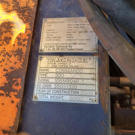Used 2005 Tamrock  Commando 300