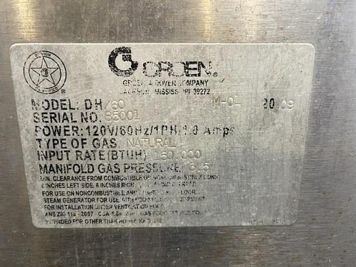 Used Groen 60 Gallon Model DH-60 Tilting Jacketed Steam Kettle