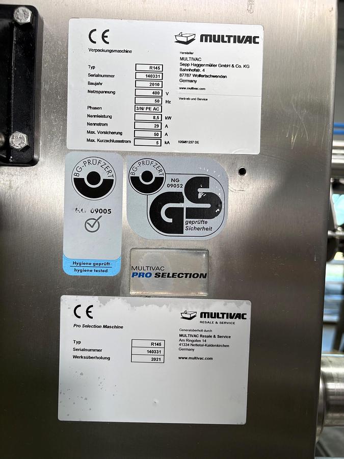 Used 2021 Multivac R 145