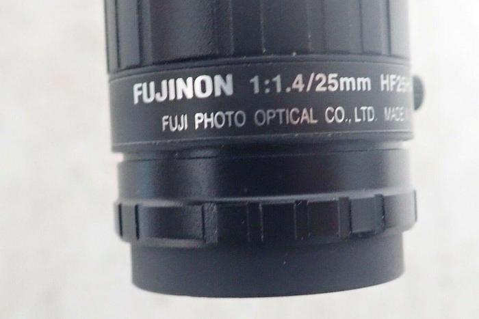 Used Sony Model XC-ST50 CCD Industrial Video Camera with Fujinon HF25HA-1B Lens