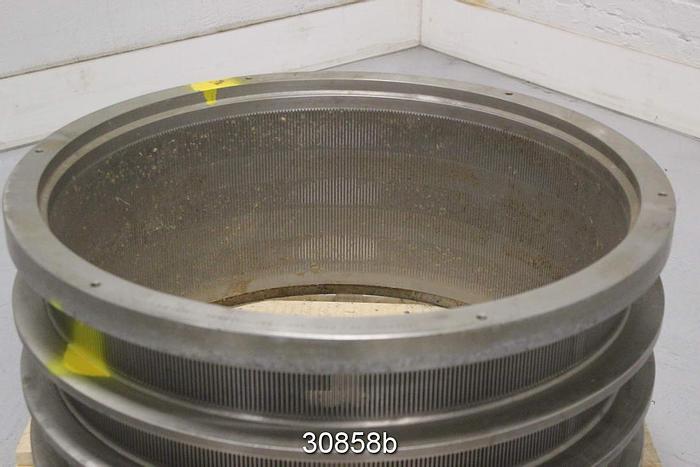 Used Black Clawson UV100 Pressure Screen Basket #30858