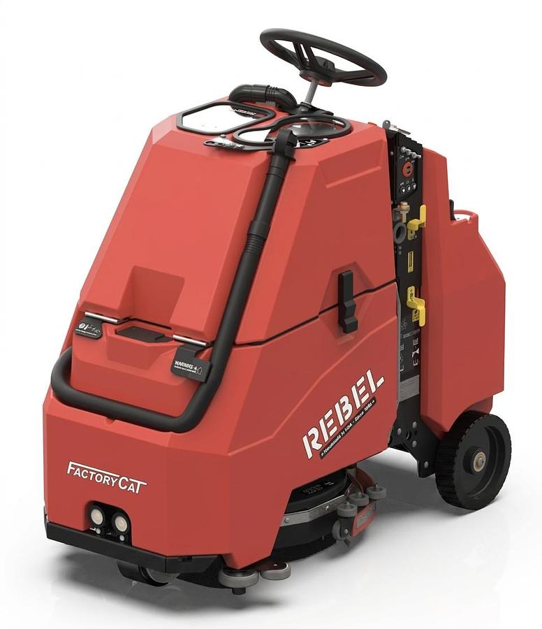 Factory Cat Rebel Stand-on (Chariot) Floor Scrubber (20" Disk)
