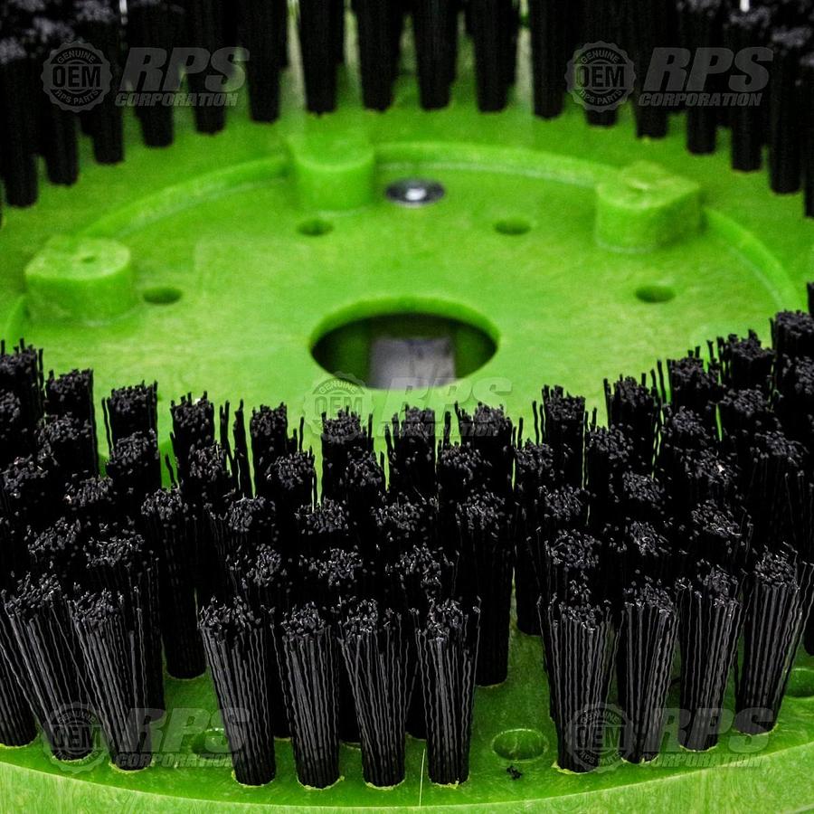 Factory Cat Brush 20-382P, Poly, 20", 8-Lobe Green