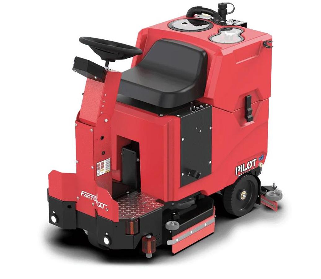 Factory Cat Pilot Rider Floor Scrubber (28" Orbital)