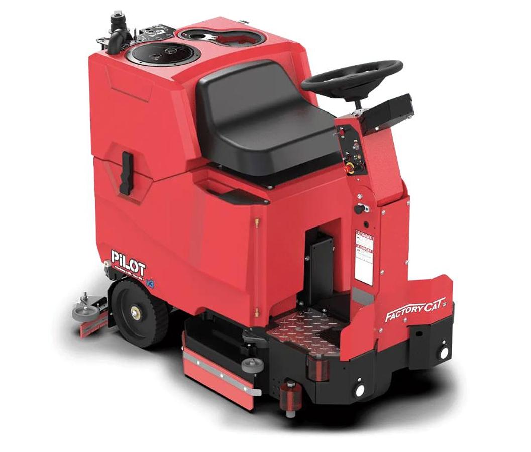 Factory Cat Pilot Rider Floor Scrubber V3 (28" Disk)