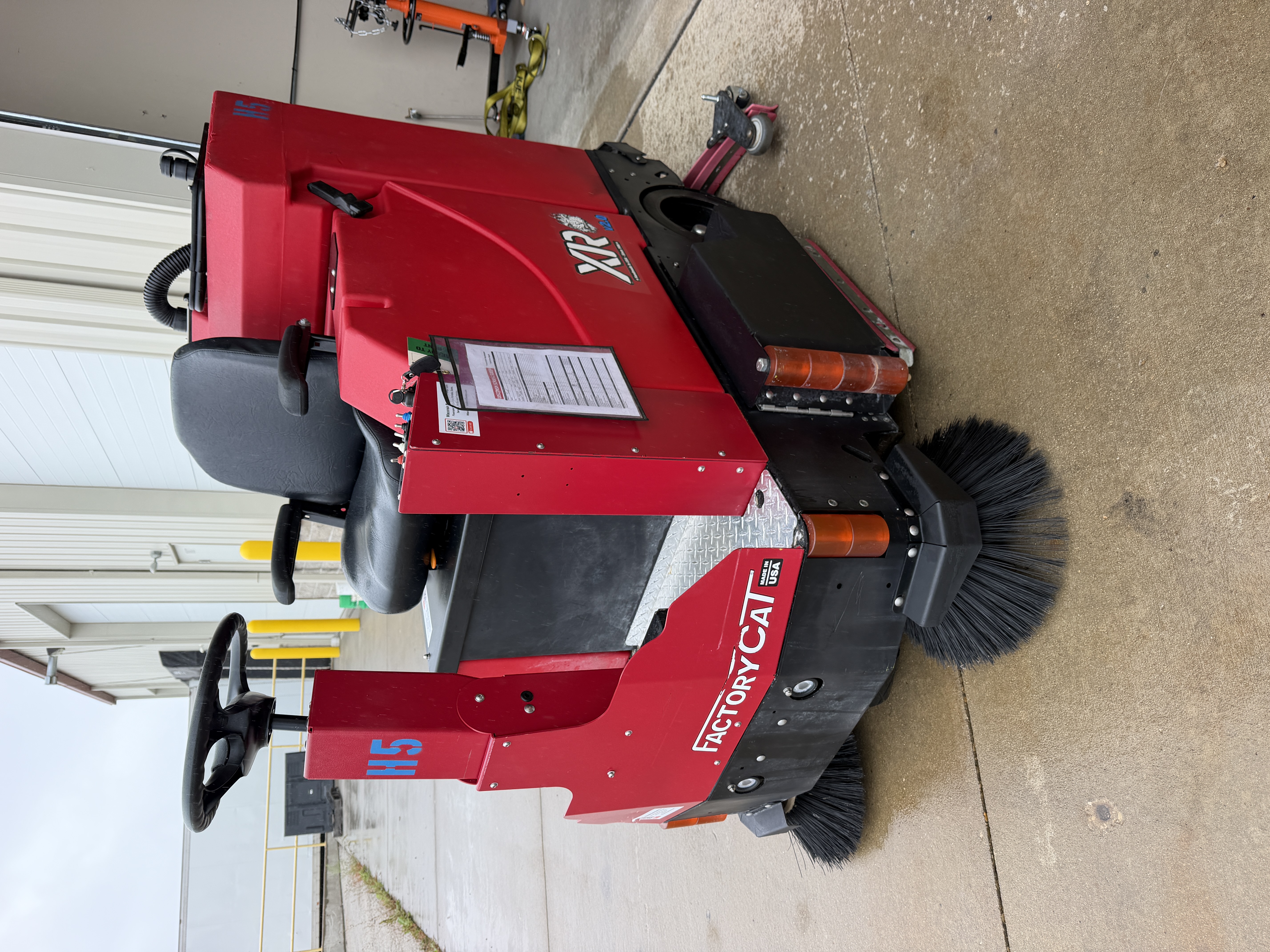 Used 2024 Factory Cat XR V2.0 Rider Floor Scrubber (40" Cylindrical)