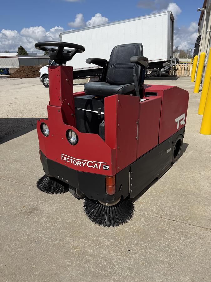 Used Refurbished Factory Cat TR Rider Sweeper