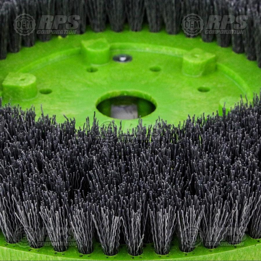 Brush,Light-Grit,20", 8-Lobe Green