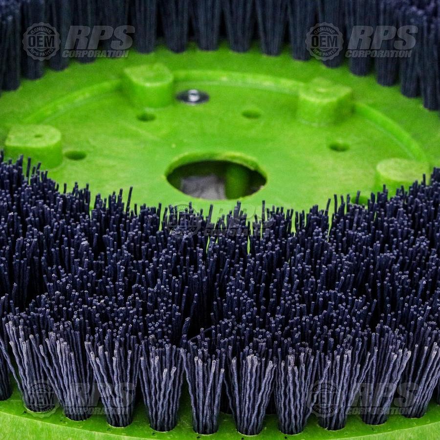 Brush,Midi-Grit,20", 8-Lobe Green