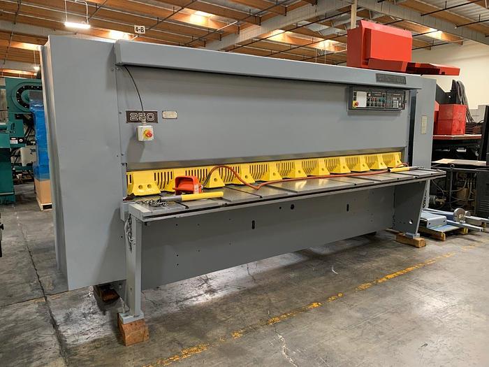 1992 1/4" x 10' Cincinnati 250 Hydraulic Shear