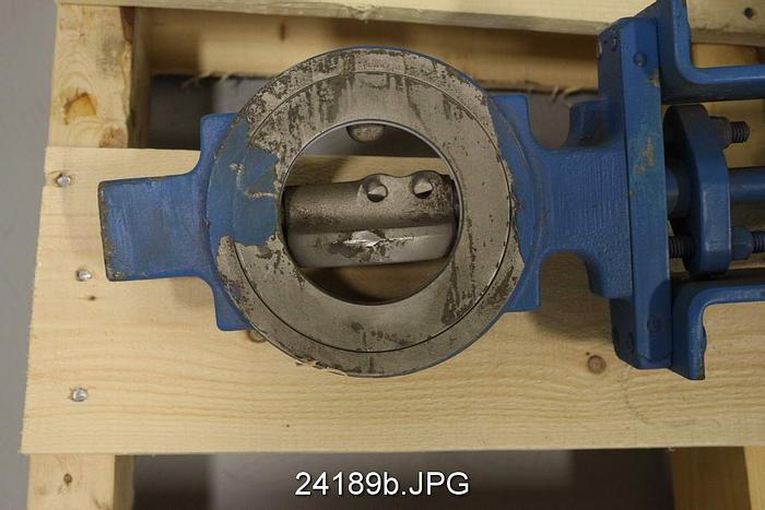 Used Neles Jamesbury 3" Neles Jamesbury Air Operated Butterfly Valve #24189