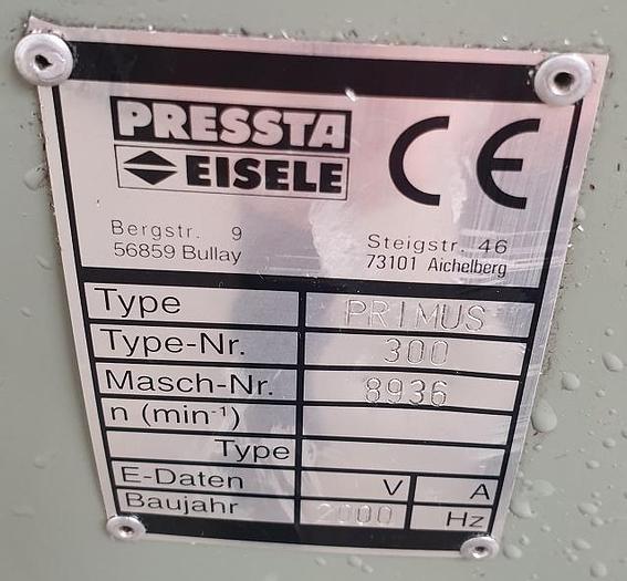 Gebraucht Ausklinkfräse Pressta Eisele Primus 300