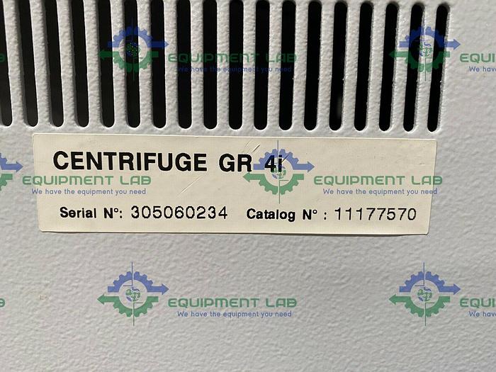 Used Thermo Electron GR-4I Refrigerated Centrifuge 1500W w/ 11175338 Rotor