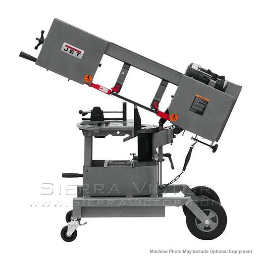 JET HVBS-8-DMW Horizontal/Vertical Dual Mitering Portable Bandsaw 3/4HP, 115V, 1PH 424460