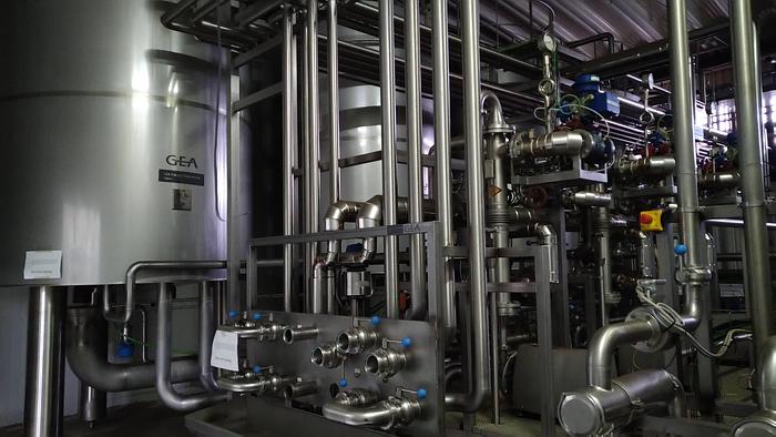 Usado Sistema automático de limpeza e desinfecção CIP GEA