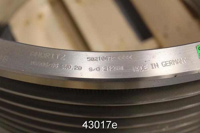 Unused Voith MSM 06/06 Stainless Steel Pressure Screen Basket, with .20mm (.00787") Slots #43017