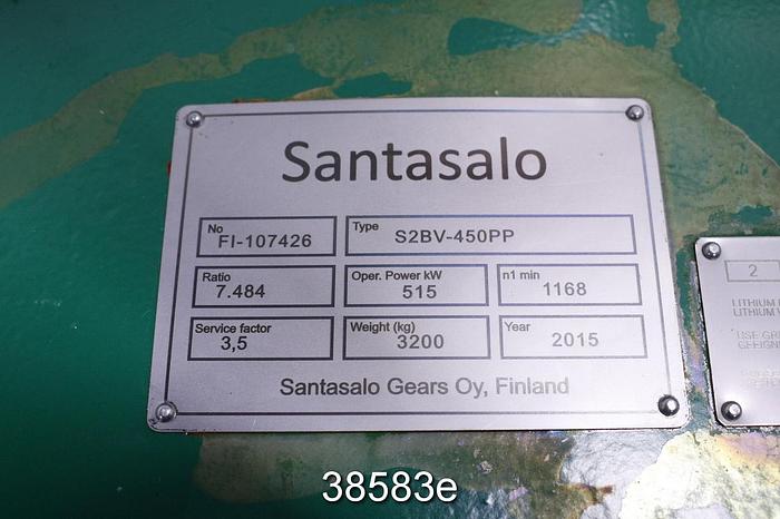 Unused Santasalo S2BV-450PP Pulper Drive #38583