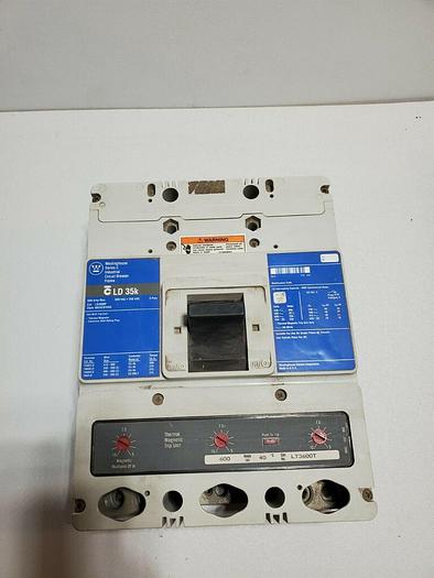 Westinghouse Series C circuit breaker LD3600F with LT3600T used (z1)