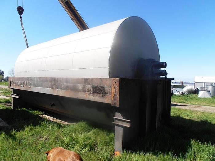 Used 10' x 20' AMETEK ROTARY VACUUM PRECOAT FILTER - S/S (#9984)