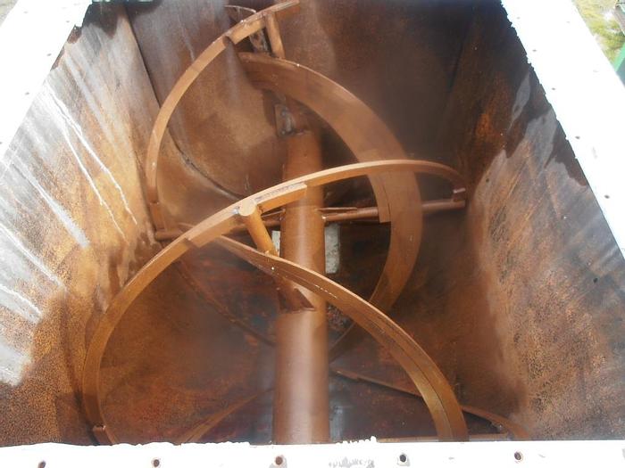 Used Mixer, Ribbon, 75 CF, C/St, Scott, Hopper, Dust Collector, #S741694