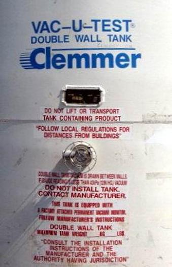 D'occasion USED 8980 GALLON TANK, CARBON STEEL, ULC VAC-U-TEST DOUBLE WALL