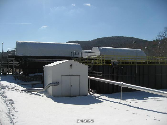 Used Klargester RBC Rotating Bilogical Contactors, 15' Diameter, 26' Long #24665