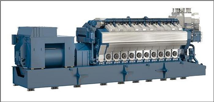 Used 8.73 MW 2007 Used Wartsila 20V34SG Natural Gas Generator Set