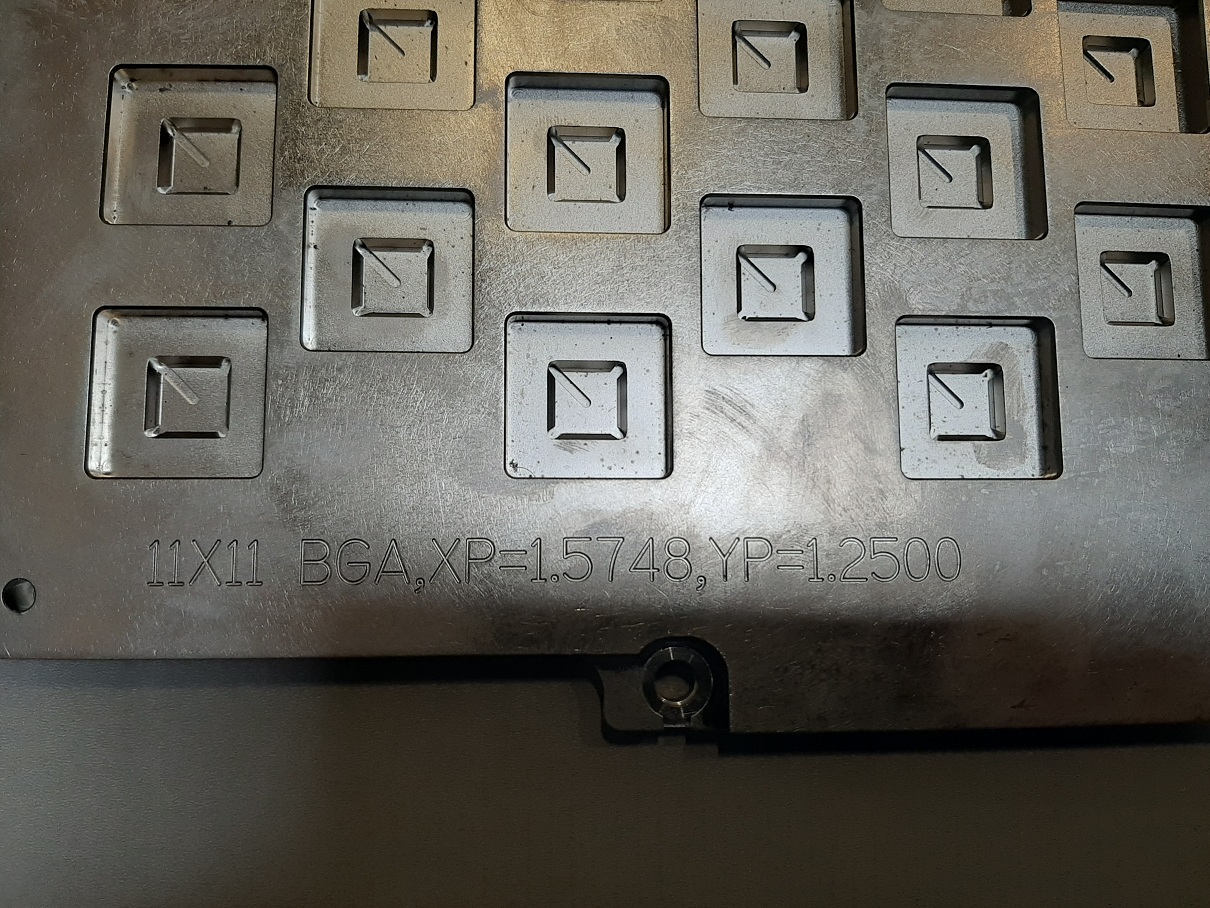 Used DELTA DESIGN EDGE DE8000 BGA 11x11 Change Kit