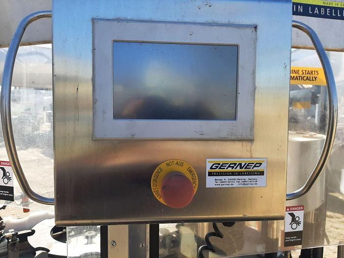 Used Labeler, Pressure Sensitive, Gernep, Mdl Doluta 10-64, 6" #S744276