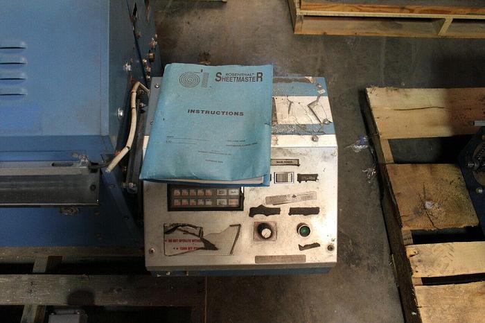 Used 30" ROSENTHAL SHEETMASTERS LOT OF MACHINES