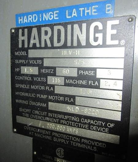Used Hardinge Lathe