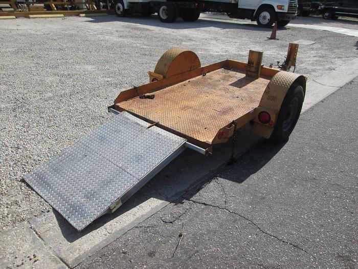 Used Target Pro 35 III Concrete Saw With Single Axle Trailer