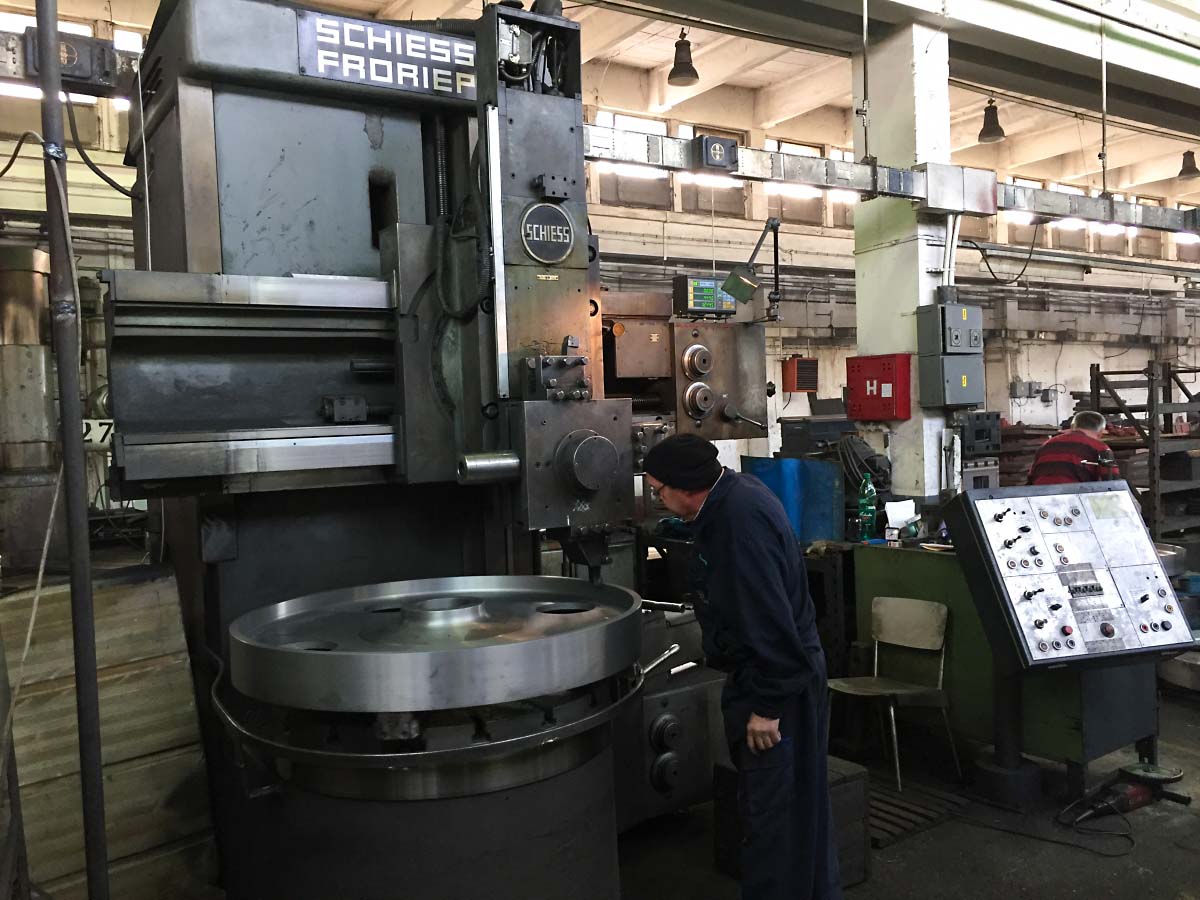 Used SCHIESS 14 DKE 100 - Vertical Turret Lathe - 1976