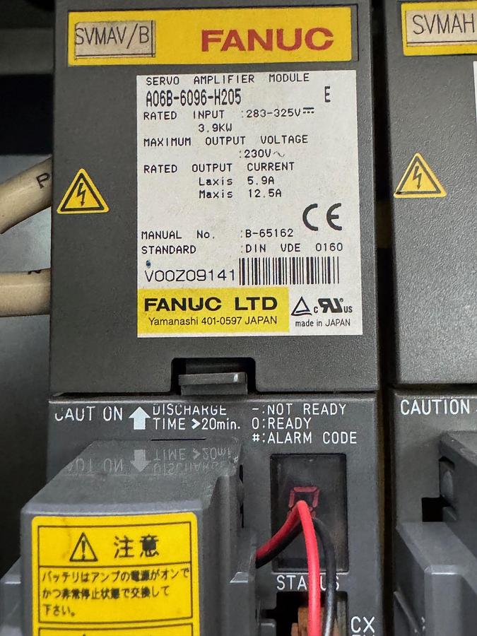 Gebraucht FANUC CNC Module Paket – Servo Amplifier, Spindle Amplifier & Netzteile
