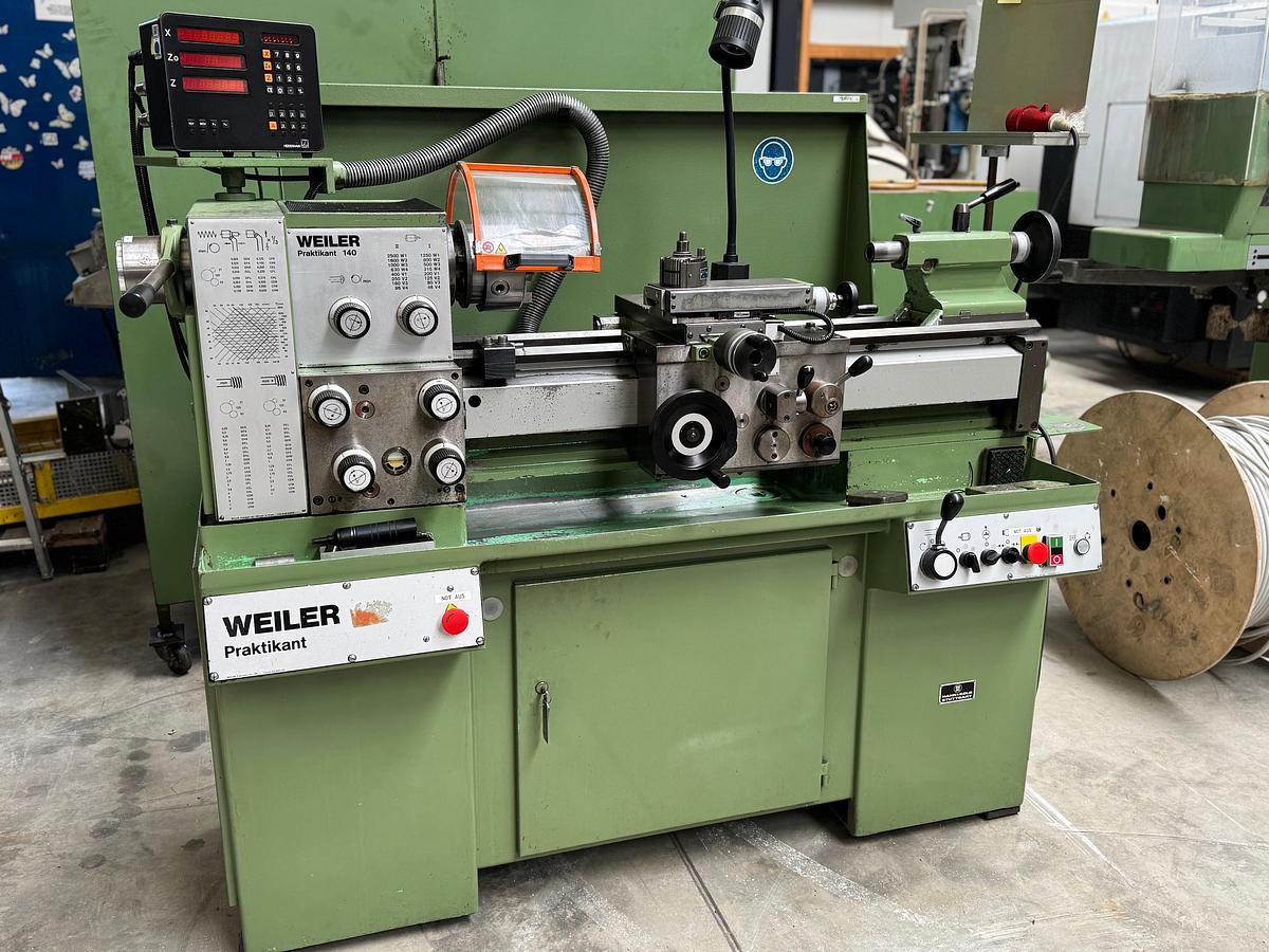 Gebraucht Drehmaschine Konventionell WEILER Praktikant 140 B