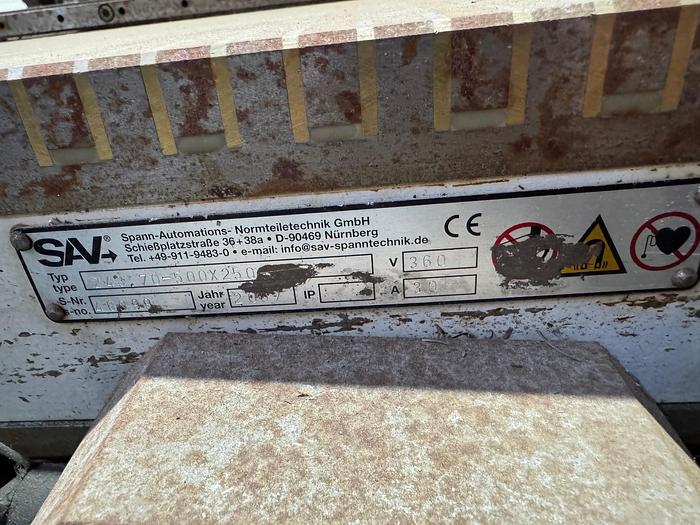 Gebraucht 2 Magnetspannplatten für Flachschleifmaschinen