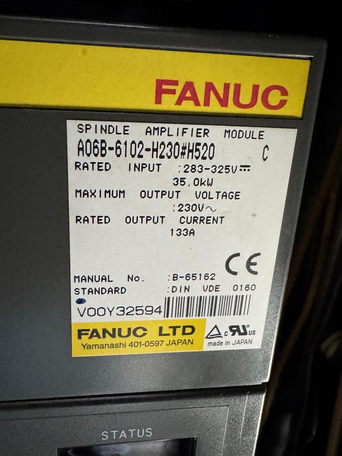 Gebraucht FANUC CNC Module Paket – Servo Amplifier, Spindle Amplifier & Netzteile