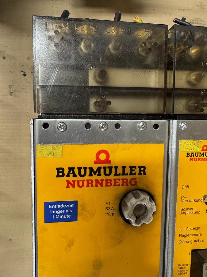 Gebraucht BAUMÜLLER Gleichrichtergerat BUG2-60-30-B-003