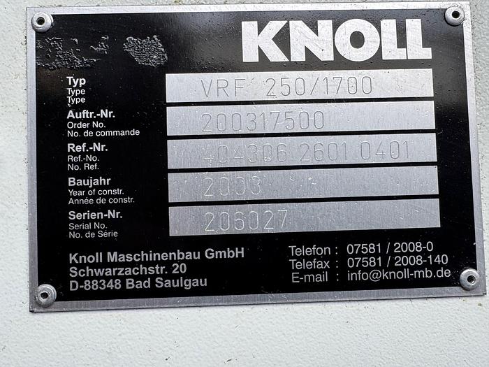 Gebraucht Bandfilteranlage KNOLL Typ AE 1073 für Bearbeitungszentrum