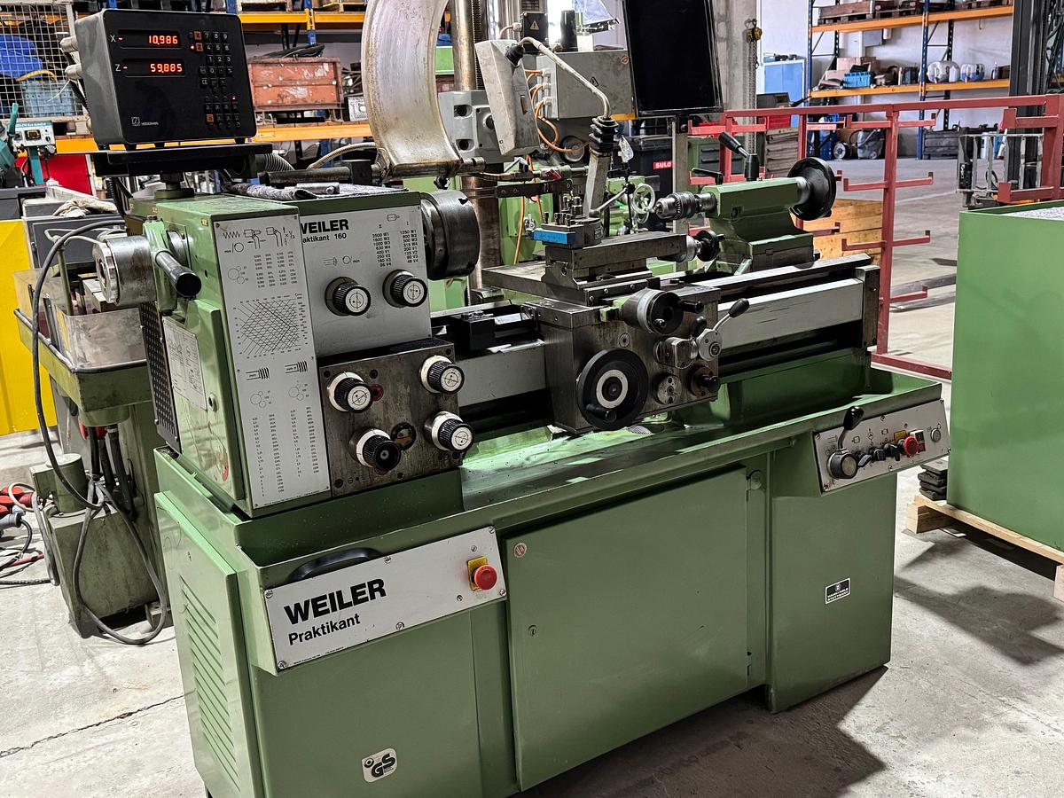 Gebraucht Universal-Drehmaschine (konventionell) WEILER PRAKTIKANT Typ B