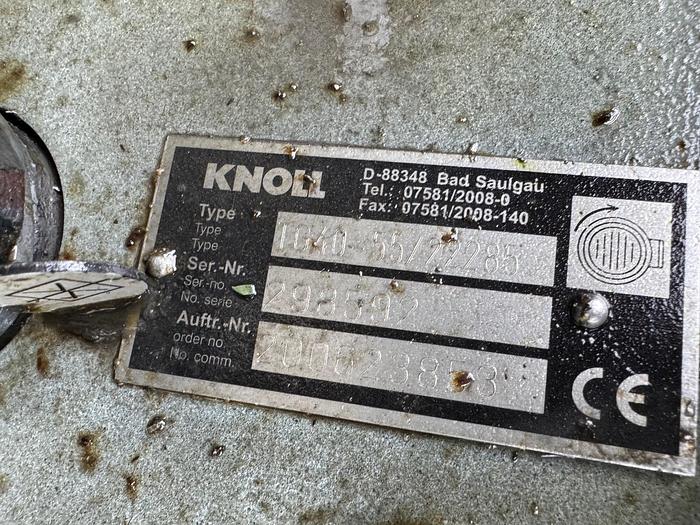 Gebraucht Bandfilteranlage KNOLL Typ AE 1073 für Bearbeitungszentrum