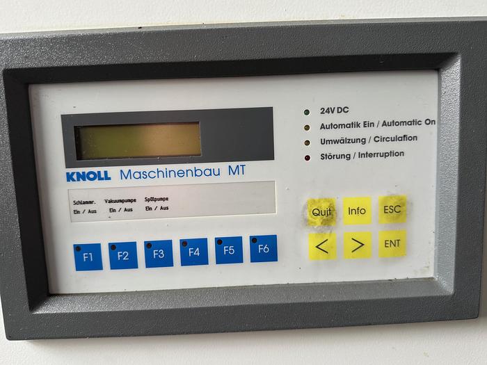 Gebraucht Bandfilteranlage KNOLL Typ AE 1073 für Bearbeitungszentrum