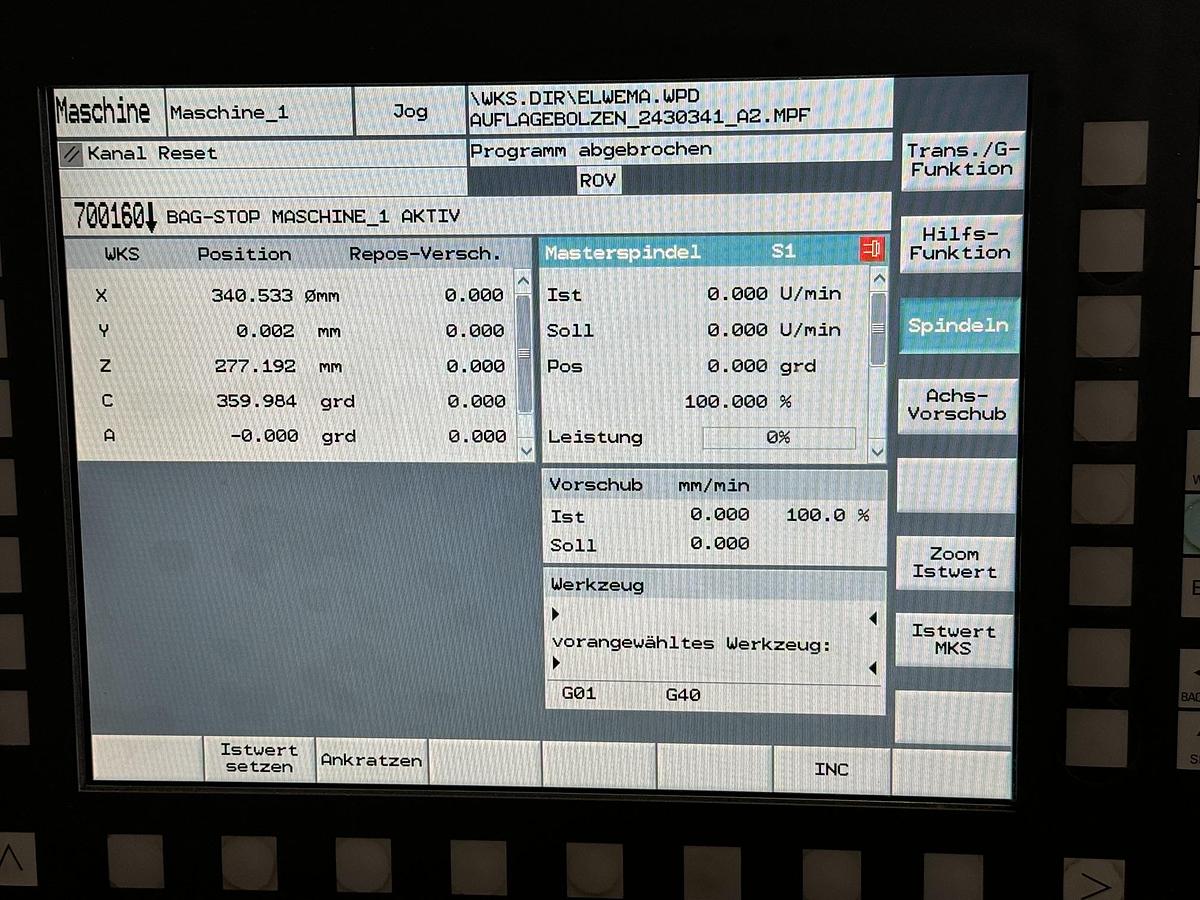 Gebraucht CNC Drehmaschine WEILER DZ 40 ARY