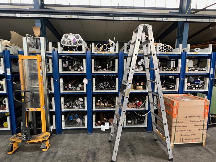 Gebraucht 2 Stück Lagerregal für Langmaterial und Stangen bis 6m HAHN & KOLB Wabenragal