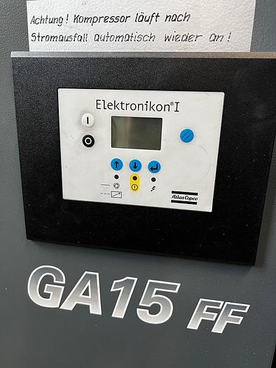 Gebraucht Schraubenkompressor ATLAS COPCO GA 15 FF