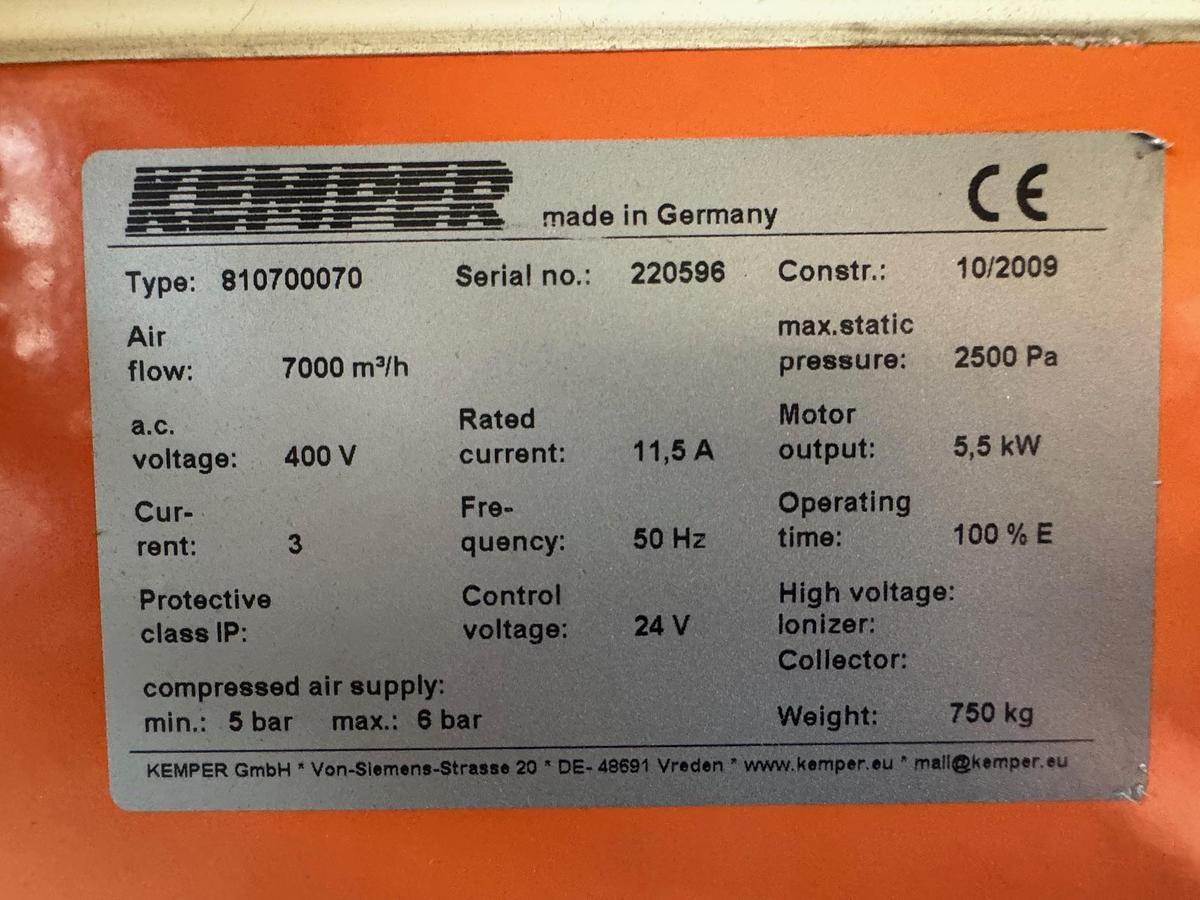 Gebraucht KEMPER Schweißrauchabsauganlage für mehrere Arbeitsplätze