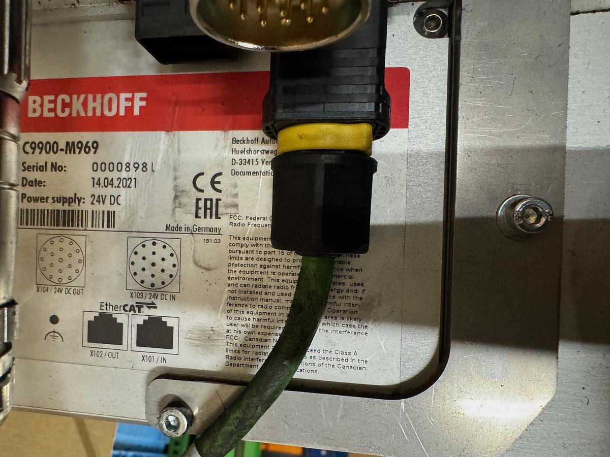 Gebraucht BECKHOFF Steuerung für MESSER GRIESSHEIM Schneidanlage CP7202-1067-0050-E